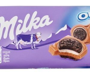 Milka Milk Chocolate Slab with Oreo Cookies