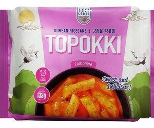 Good Seoul Instant Topokki Korean Rice Cake Carbonara Flavor