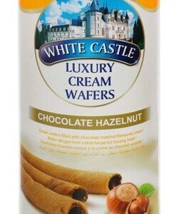 White Castle Wafer Sticks Filled with Chocolate & Hazelnut Cream
