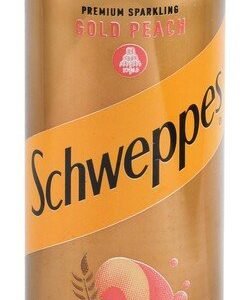 Schweppes Gold Non-Alcoholic Sparkling Malt Drink Peach Flavor