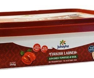 Juhayna Turkish Labneh with Sun-Dried Tomatoes & Basil - preservatives free  vegetable oils free