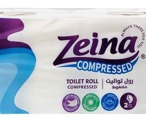 Zeina Compressed Toilet Rolls 2ply (6+2 Free)