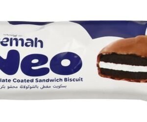 Deemah Neo Chocolate Coated Biscuit Sandwich Filled With Vanilla Cream