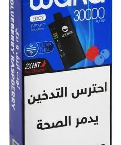 Waka Edgy 30000 Puffs Disposable Vape Blueberry & Raspberry Flavor (20mg/ml)