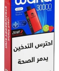 Waka Edgy 30000 Puffs Disposable Vape Strawberry & Kiwi Flavor (20mg/ml)