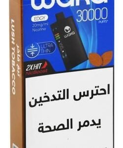Waka Edgy 30000 Puffs Disposable Vape Lush Tobacco Flavor (20mg/ml)