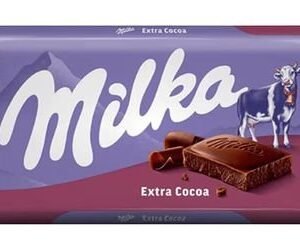 Milka Alpine Milk Extra Cocoa Chocolate Slab with Hazelnuts